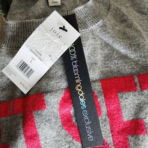 Joie Zalie Jet Set Cashmere Blend Sweater M/L & L/XL NWT - Picture 5 of 5